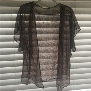 Sheer chiffon Cardigan